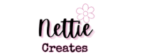 Nettie Creates Logo Pink with Flower