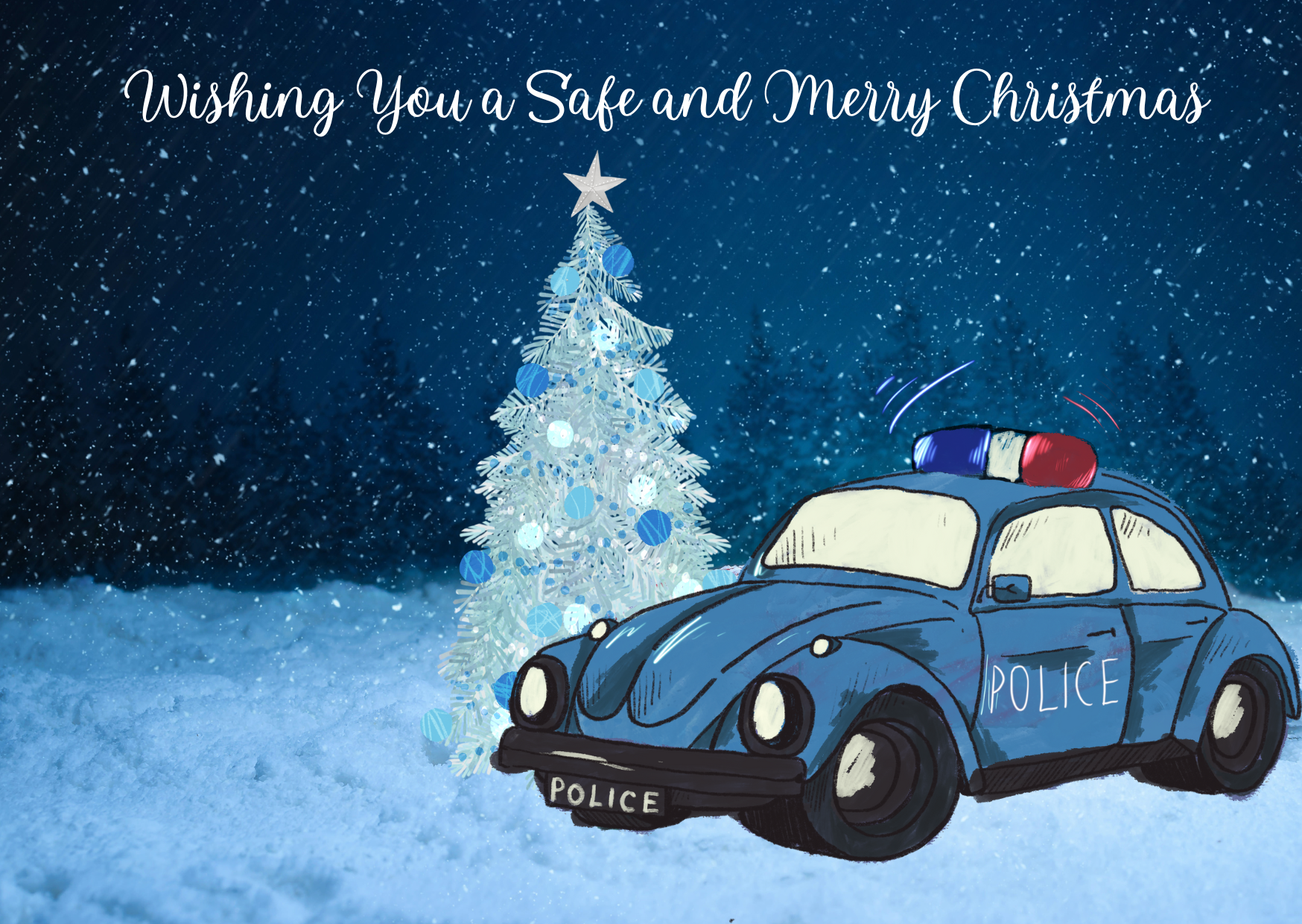 Christmas Card for Police Officer